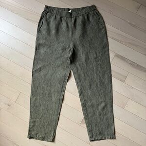 Eileen Fisher linen pants M